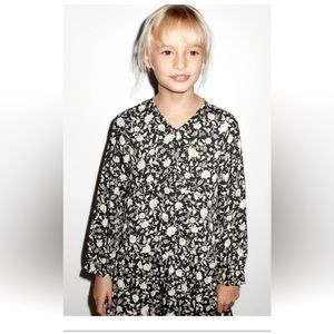 Zara floral ruffled dress size 9